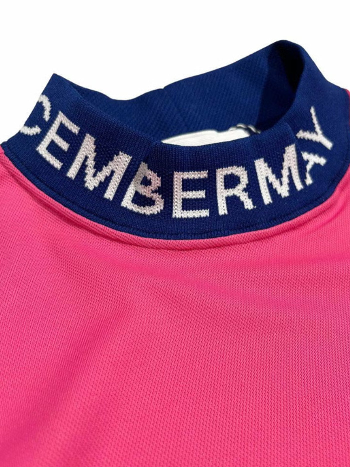 (DECEMBER MAY) Comfortable Highneck Shirt / WOMEN  / PINK