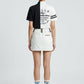 (DECEMBER MAY) 4way stretches some-tight Skirt / WOMEN  / WHITE