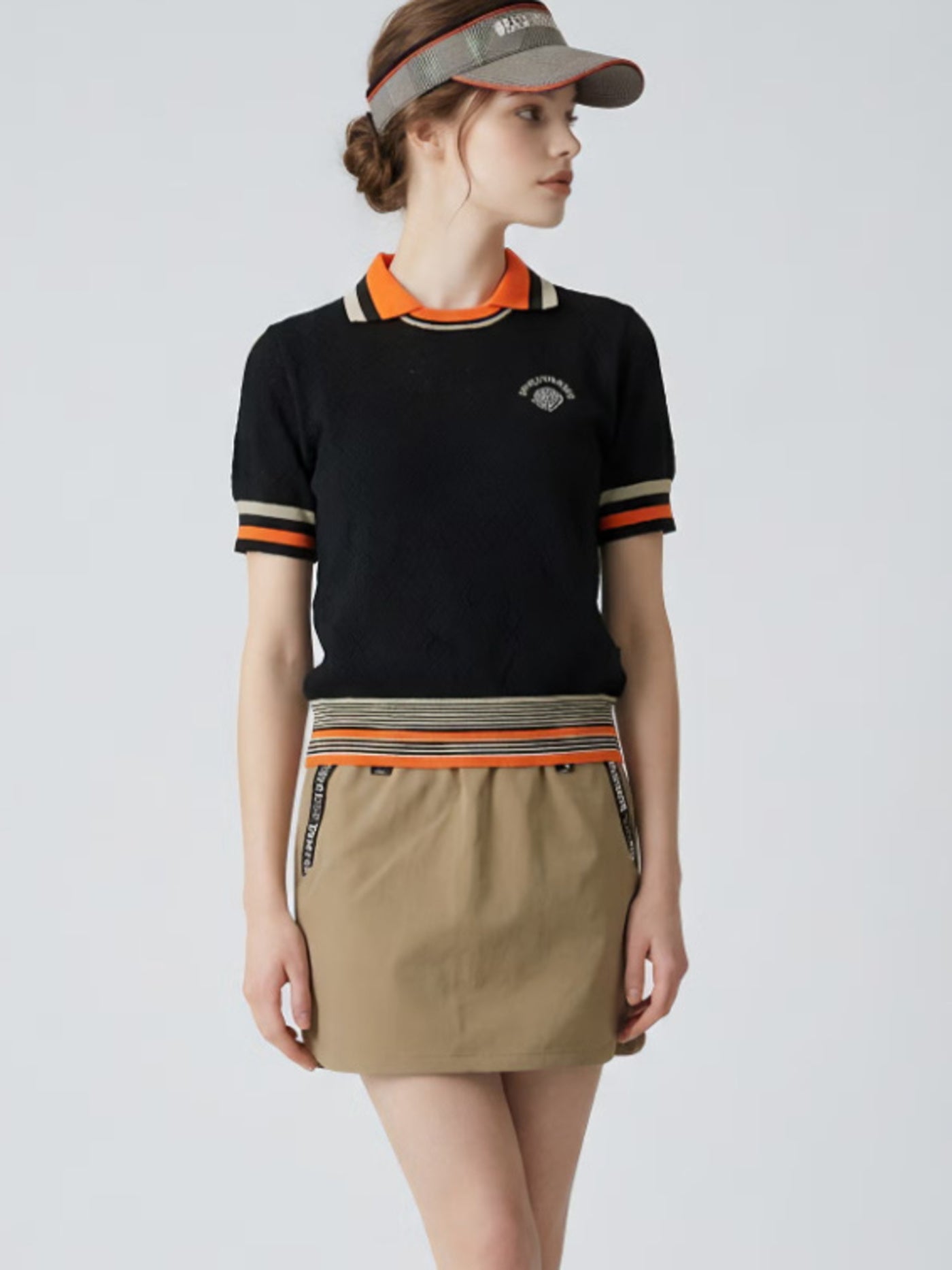 DECEMBER MAY) 4way stretches some-tight Skirt / WOMEN / BEIGE