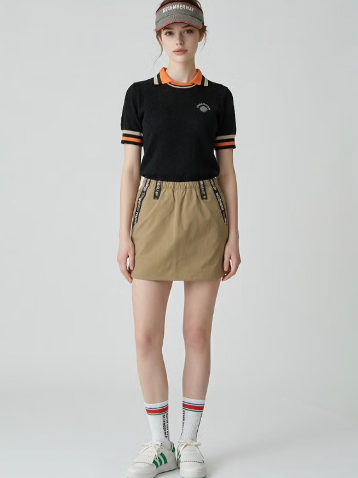 DECEMBER MAY) 4way stretches some-tight Skirt / WOMEN / BEIGE