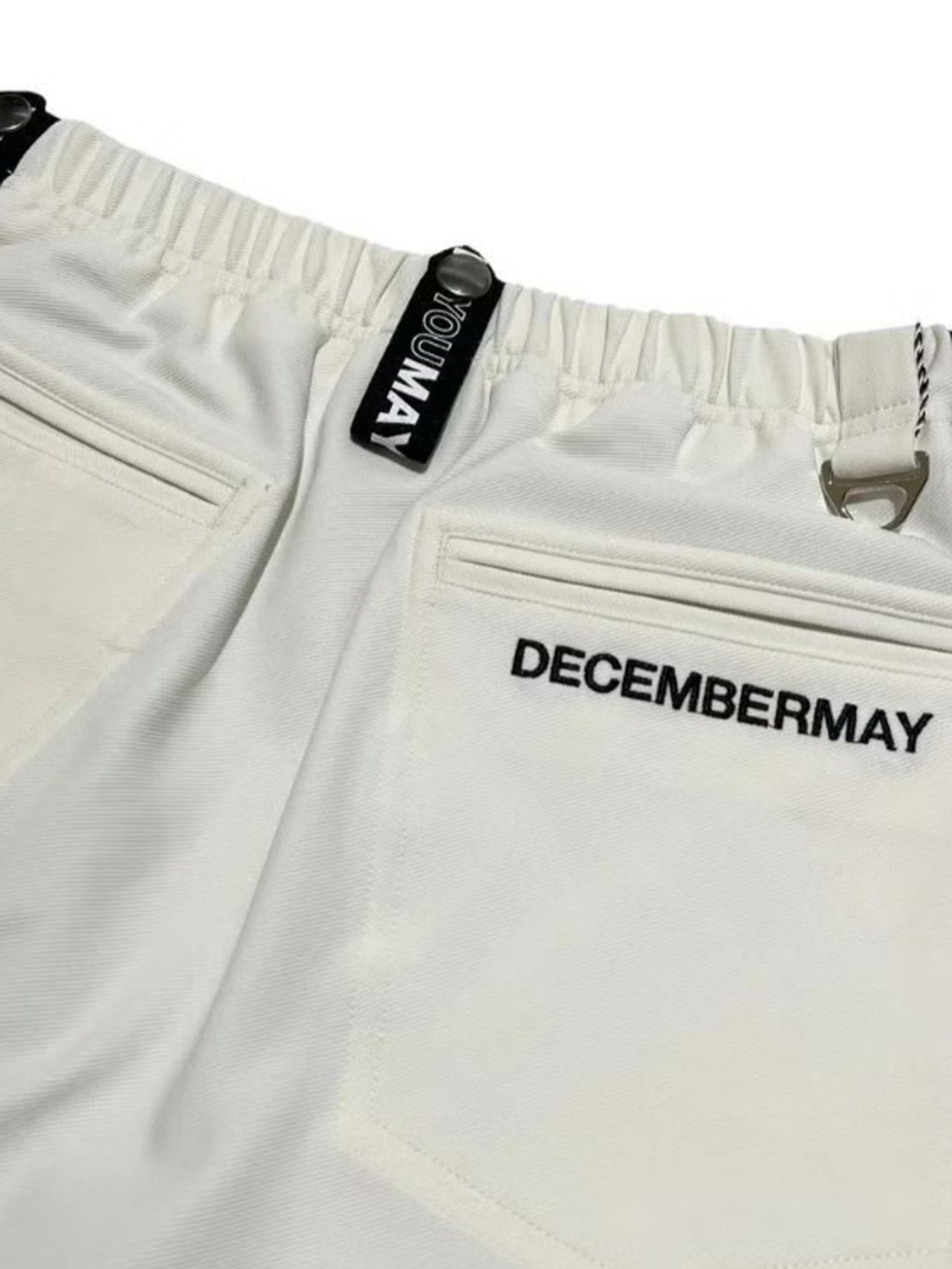 (DECEMBER MAY) 4way stretches some-tight Skirt / WOMEN  / WHITE
