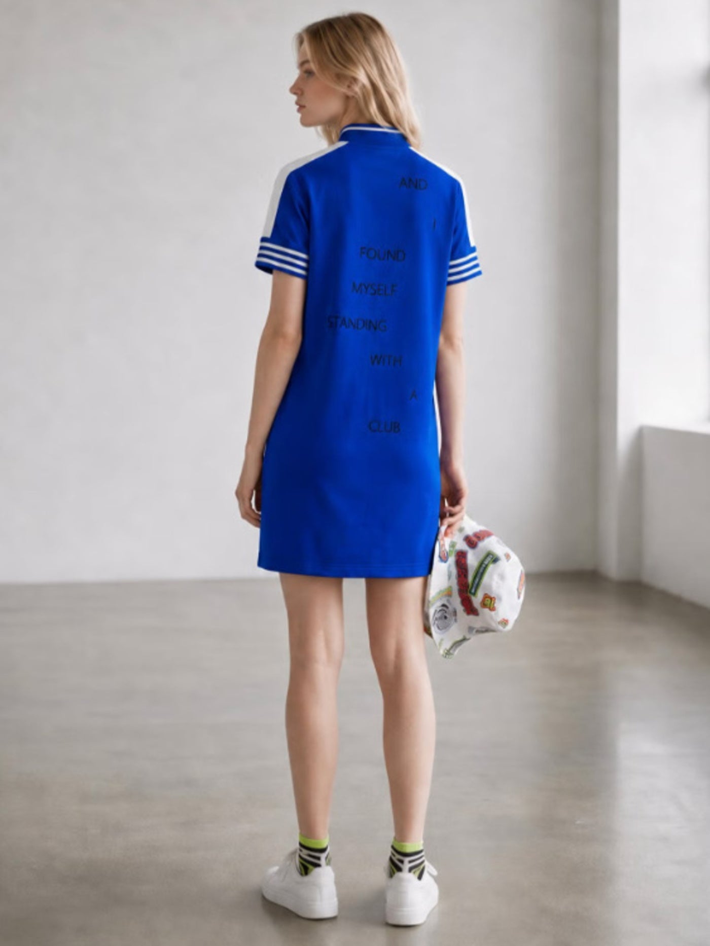 (DECEMBER MAY) Popcorn jersey mock one piece / WOMEN  / GREEN