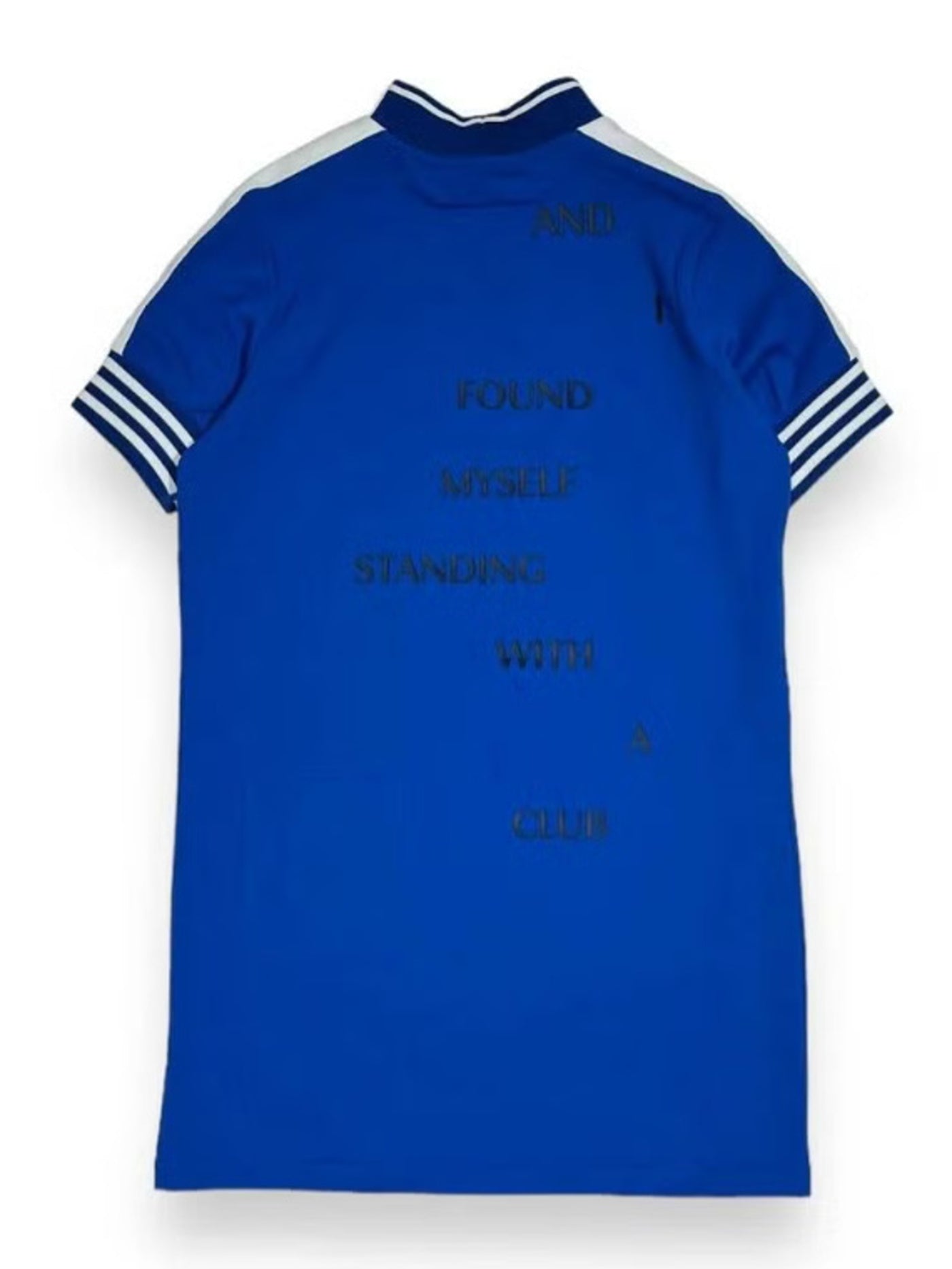DECEMBER MAY 青 ポロシャツ DECEMBER MAY) Popcorn jersey mock one piece / WOMEN / BLUE – ADVANTAGE