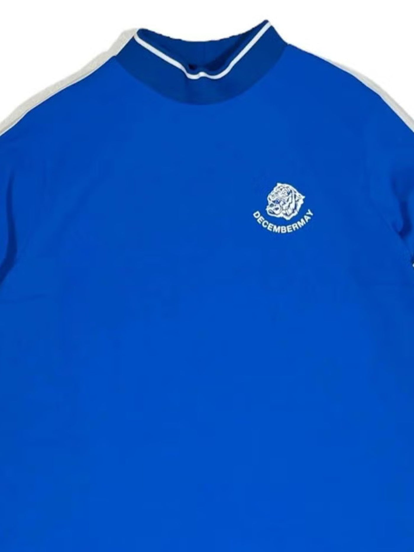 DECEMBER MAY) Popcorn jersey mock one piece / WOMEN / BLUE – ADVANTAGE