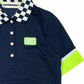 (DECEMBER MAY) Checkered polo / WOMEN / NAVY