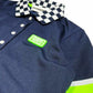 (DECEMBER MAY) Checkered polo / WOMEN / NAVY