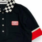 (DECEMBER MAY) Checkered polo / WOMEN  / BLACK