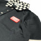 (DECEMBER MAY) Checkered polo / WOMEN  / BLACK