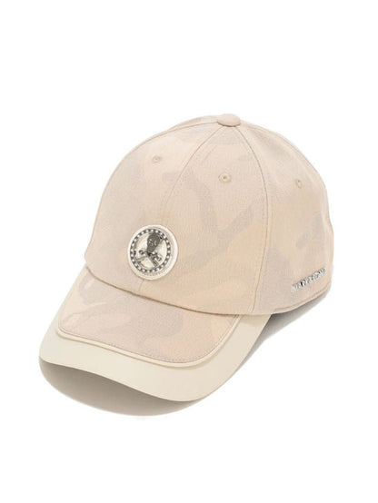 Gauge Camo Leather Trim Cap | MEN and WOMEN / BEIGE