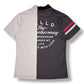 (DECEMBER MAY) Lovers tiger bicolor mock neck / WOMEN  / CHARCOAL