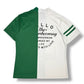 (DECEMBER MAY) Lovers tiger bicolor mock neck / WOMEN  / GREEN