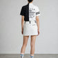 (DECEMBER MAY) Lovers tiger bicolor mock neck / WOMEN  / BLACK×WHITE
