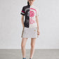 (DECEMBER MAY) Lovers tiger bicolor mock neck / WOMEN  / CHARCOAL
