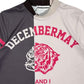 (DECEMBER MAY) Lovers tiger bicolor mock neck / WOMEN  / CHARCOAL