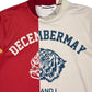 (DECEMBER MAY) Lovers tiger bicolor mock neck / WOMEN  / CHERRY