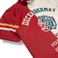 (DECEMBER MAY) Lovers tiger bicolor mock neck / WOMEN  / CHERRY