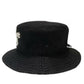 (DECEMBER MAY) Full mesh Bucket hat / UNISEX / BLACK