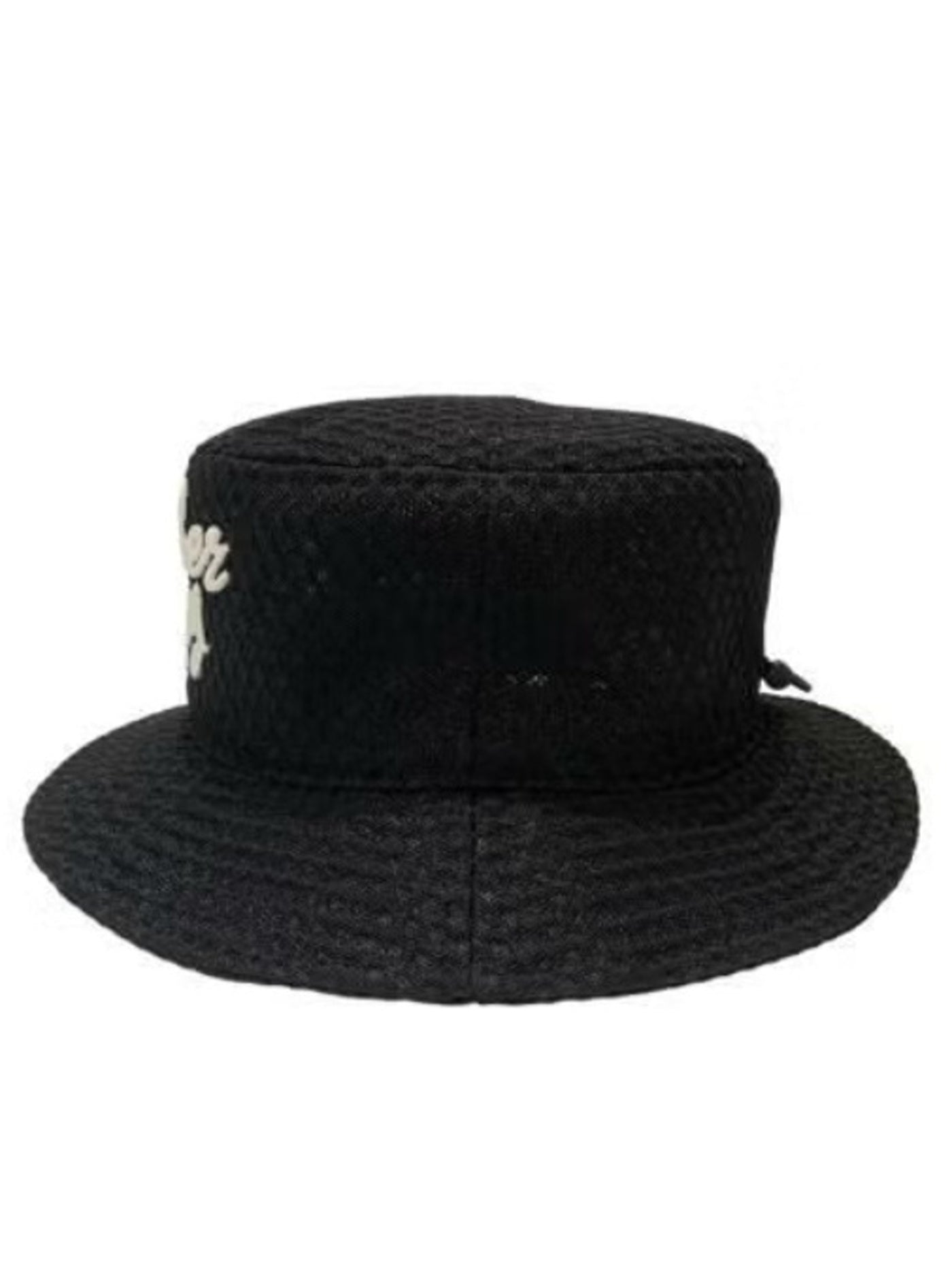 (DECEMBER MAY) Full mesh Bucket hat / UNISEX / BLACK