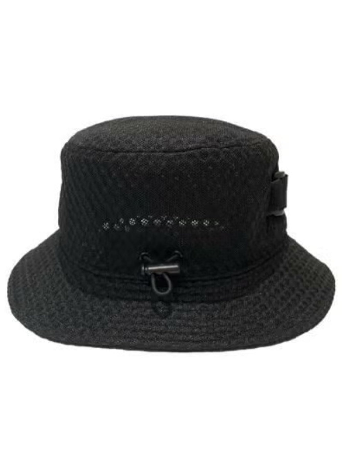 DECEMBER MAY) Full mesh Bucket hat / UNISEX / BLACK – ADVANTAGE