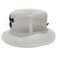 (DECEMBER MAY) Full mesh Bucket hat / UNISEX / WHITE