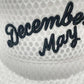 (DECEMBER MAY) Full mesh Bucket hat / UNISEX / WHITE