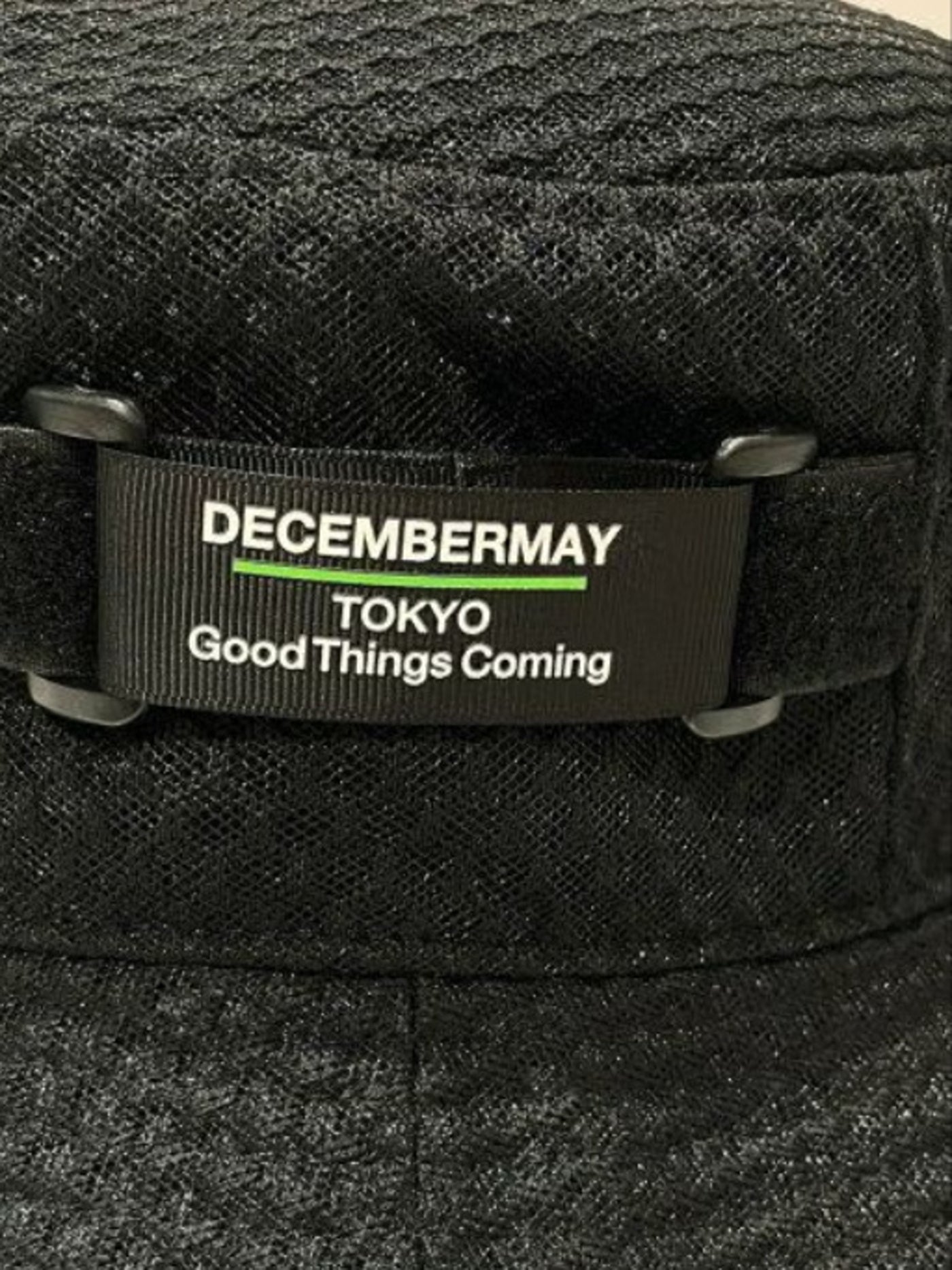 (DECEMBER MAY) Full mesh Bucket hat / UNISEX / BLACK