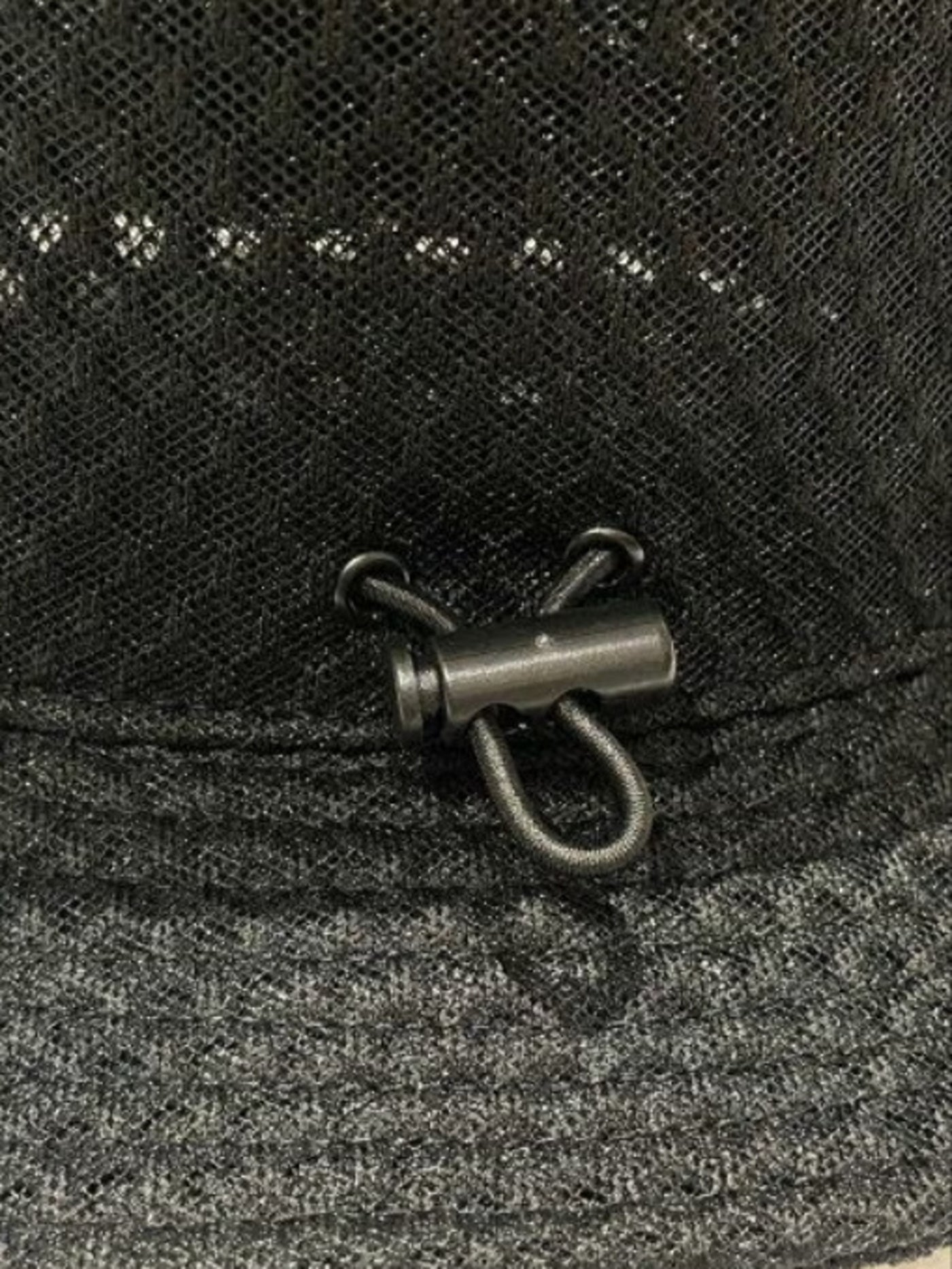 (DECEMBER MAY) Full mesh Bucket hat / UNISEX / BLACK