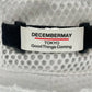 (DECEMBER MAY) Full mesh Bucket hat / UNISEX / WHITE