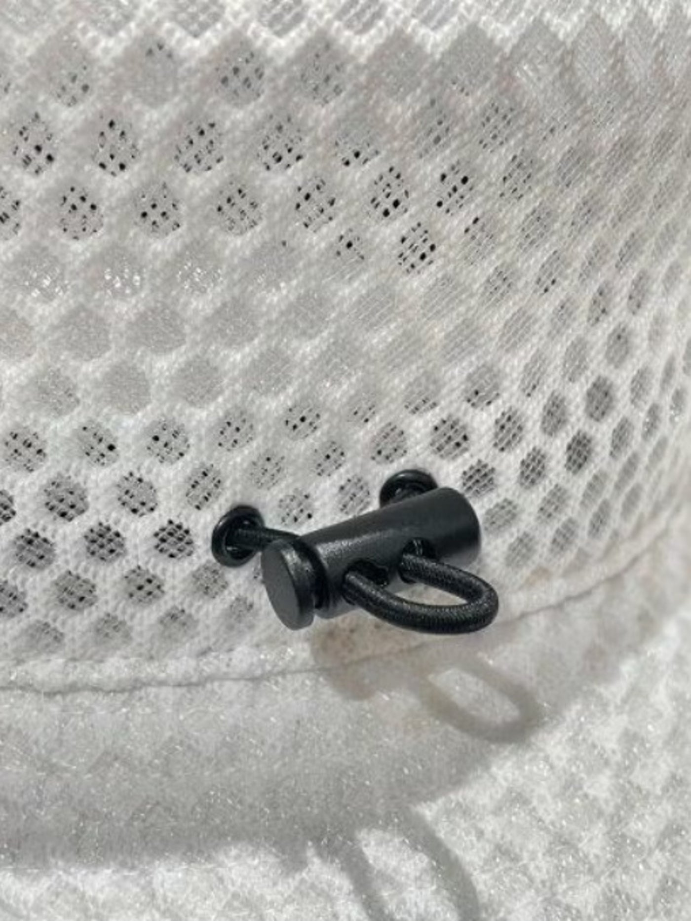 (DECEMBER MAY) Full mesh Bucket hat / UNISEX / WHITE