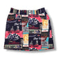 (DECEMBER MAY) Good Dreams collage skirt / WOMEN  / NAVY
