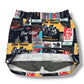 (DECEMBER MAY) Good Dreams collage skirt / WOMEN  / BLACK