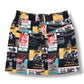 (DECEMBER MAY) Good Dreams collage skirt / WOMEN  / BLACK