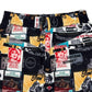 (DECEMBER MAY) Good Dreams collage skirt / WOMEN  / BLACK