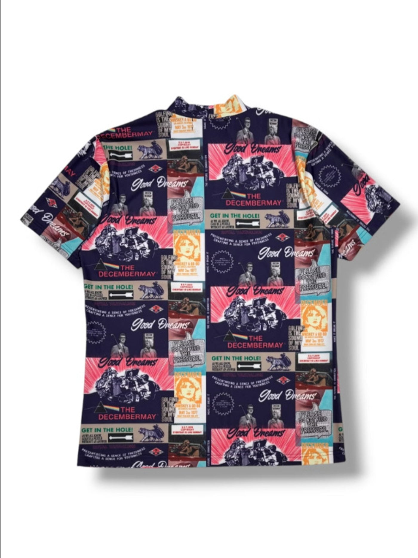 (DECEMBER MAY) Good Dreams mockneck shirt / WOMEN  / NAVY