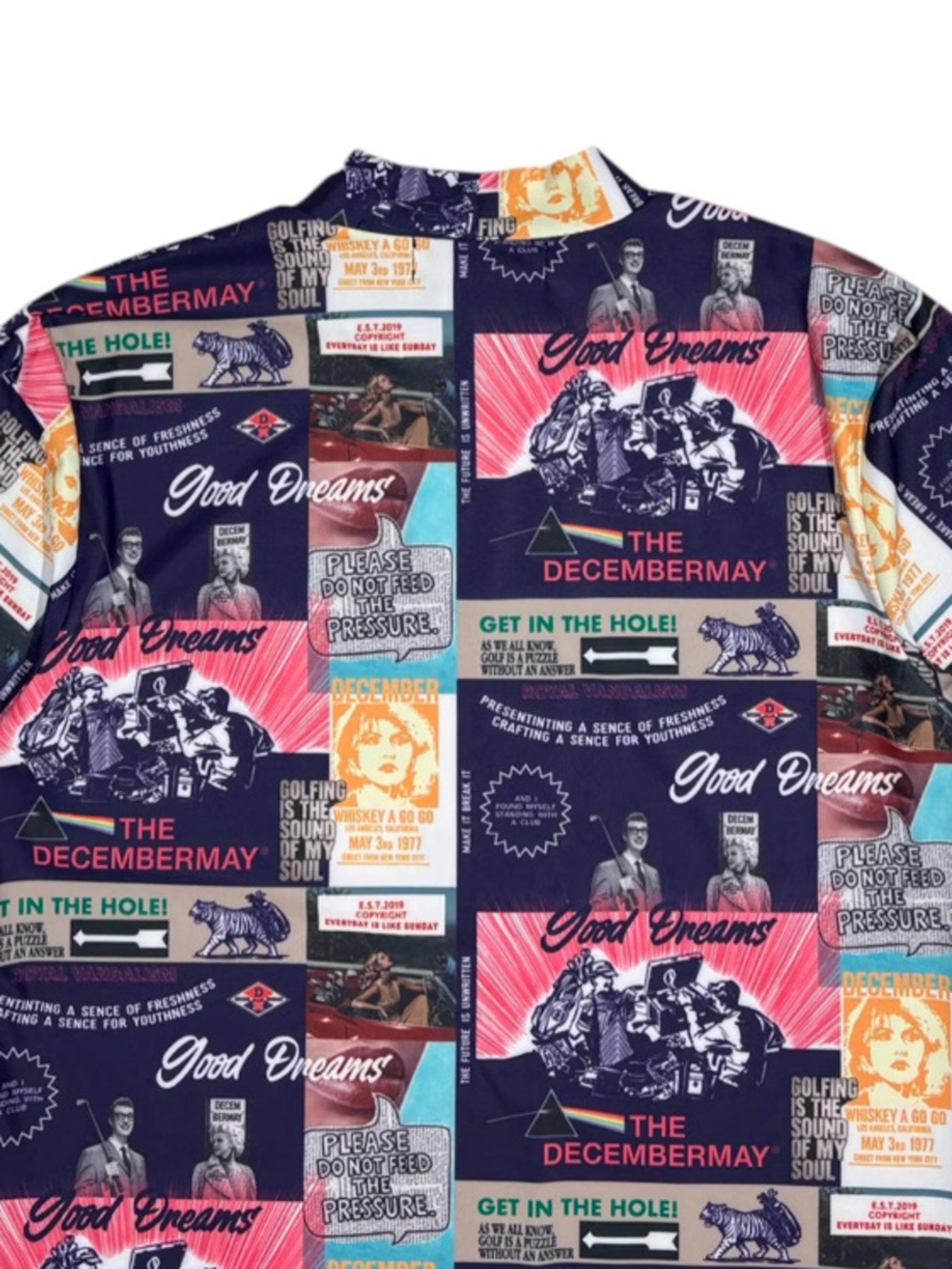 (DECEMBER MAY) Good Dreams mockneck shirt / WOMEN  / NAVY