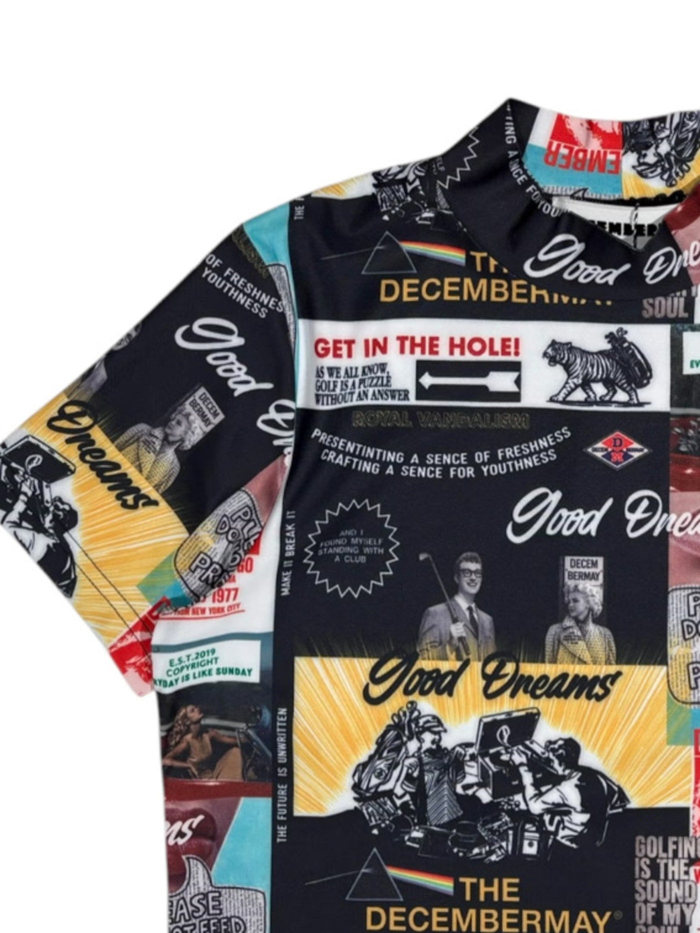 (DECEMBER MAY) Good Dreams mockneck shirt / WOMEN  / BLACK