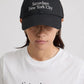 Washed cap Black