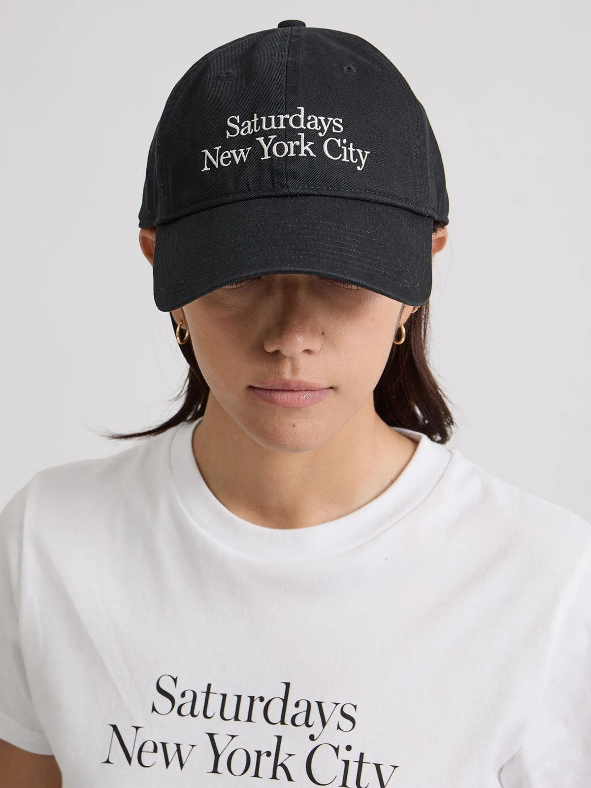 Washed cap Black