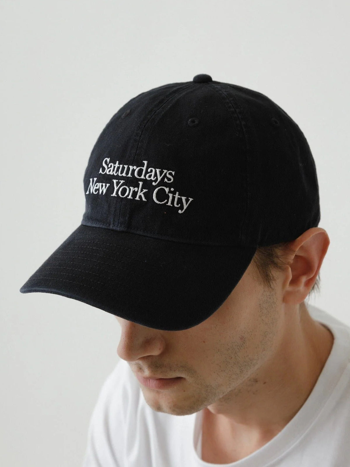 Washed cap Black