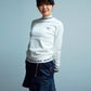 Option Viscose Mock Neck Sweater | WOMEN / WHITE