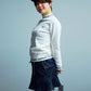 Option Viscose Mock Neck Sweater | WOMEN / WHITE