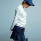 Option Viscose Mock Neck Sweater | WOMEN / WHITE