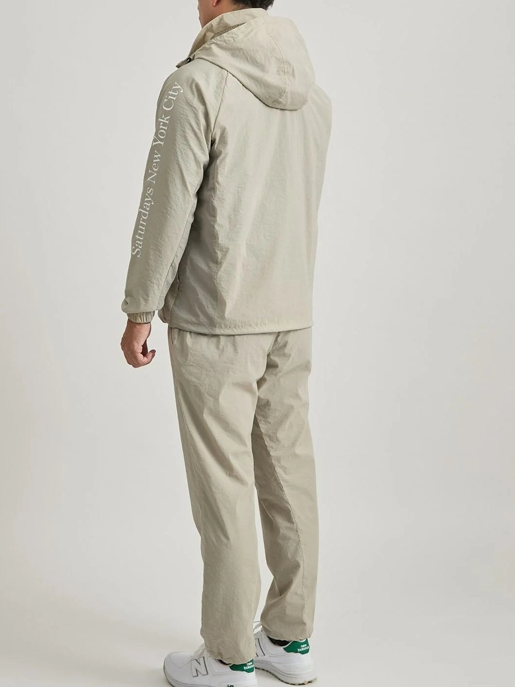 NY Stretch Tafeta Blouson Beige