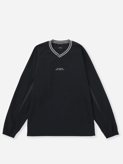 STORM FLEECE LS Pull Over Black