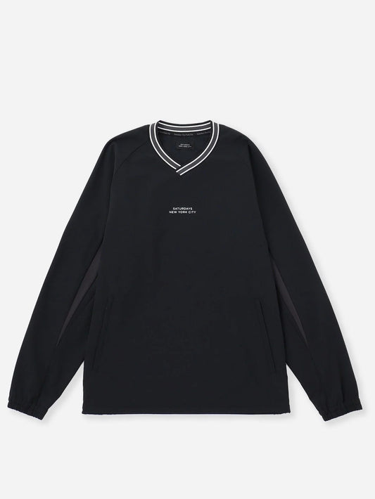STORM FLEECE LS Pull Over Black