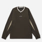 STORM FLEECE LS Pull Over Brown
