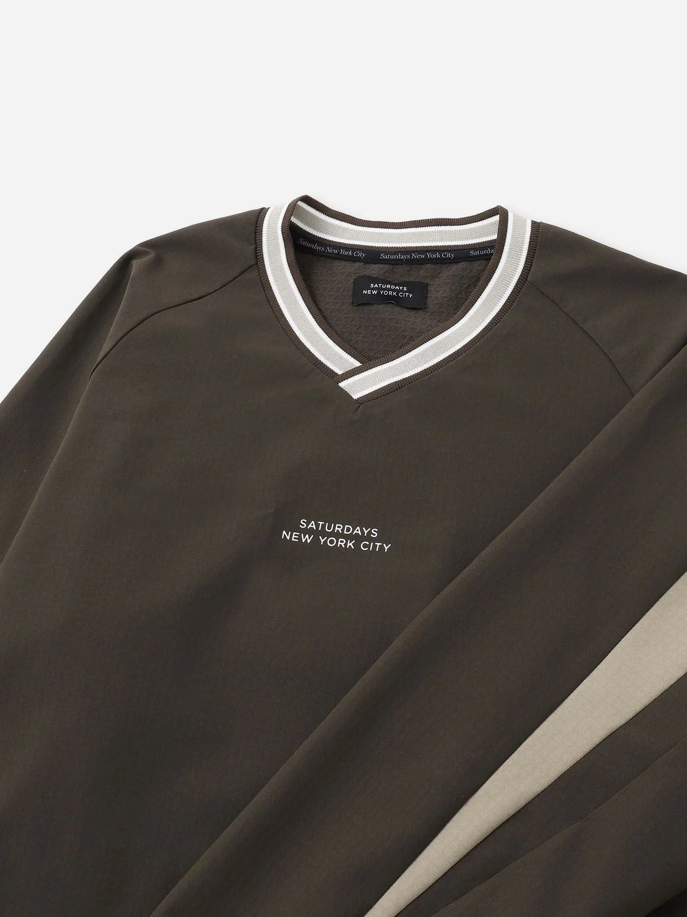 STORM FLEECE LS Pull Over Brown