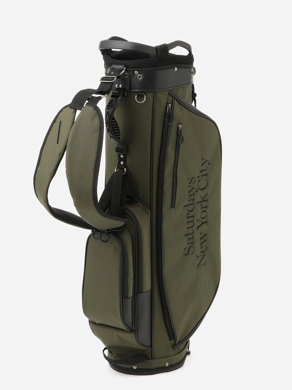 稀少★サブバッグ収納可！！AXEL・エナメルキャディーバッグ エナメル×ラメ使いが鮮やかな「アクセル キャディバッグ」発売