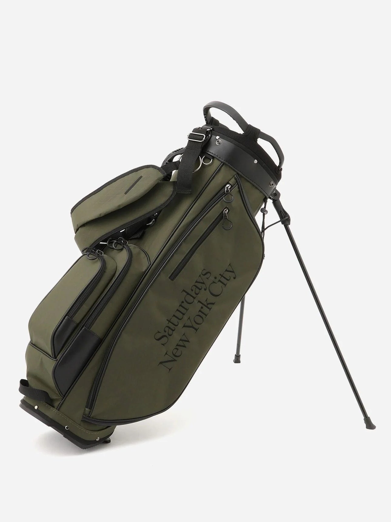 サタデーズゴルフX-PAC オリーブキャディバッグ サタデーズゴルフX-PAC オリーブキャディバッグ Saturdays NYC