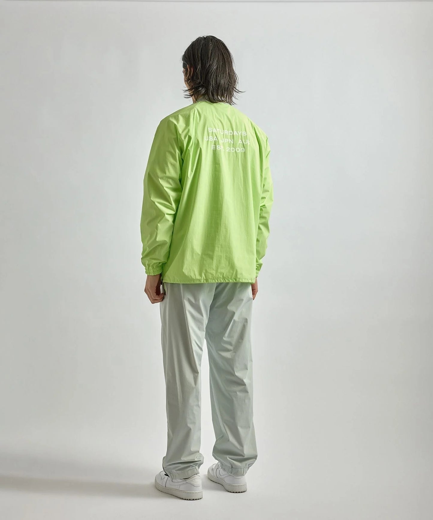 メンズ 2Way Stretch Pullover / YELLOW GREEN